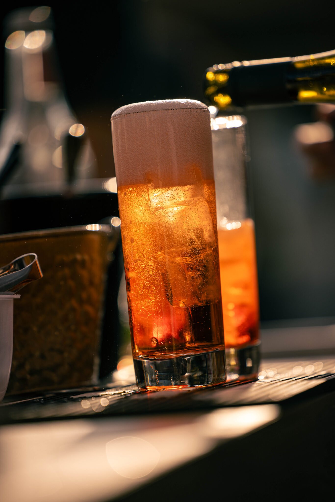 Tim Goger hält die Stimmung einer Netzwerk-Veranstaltung in Frankfurt fest.